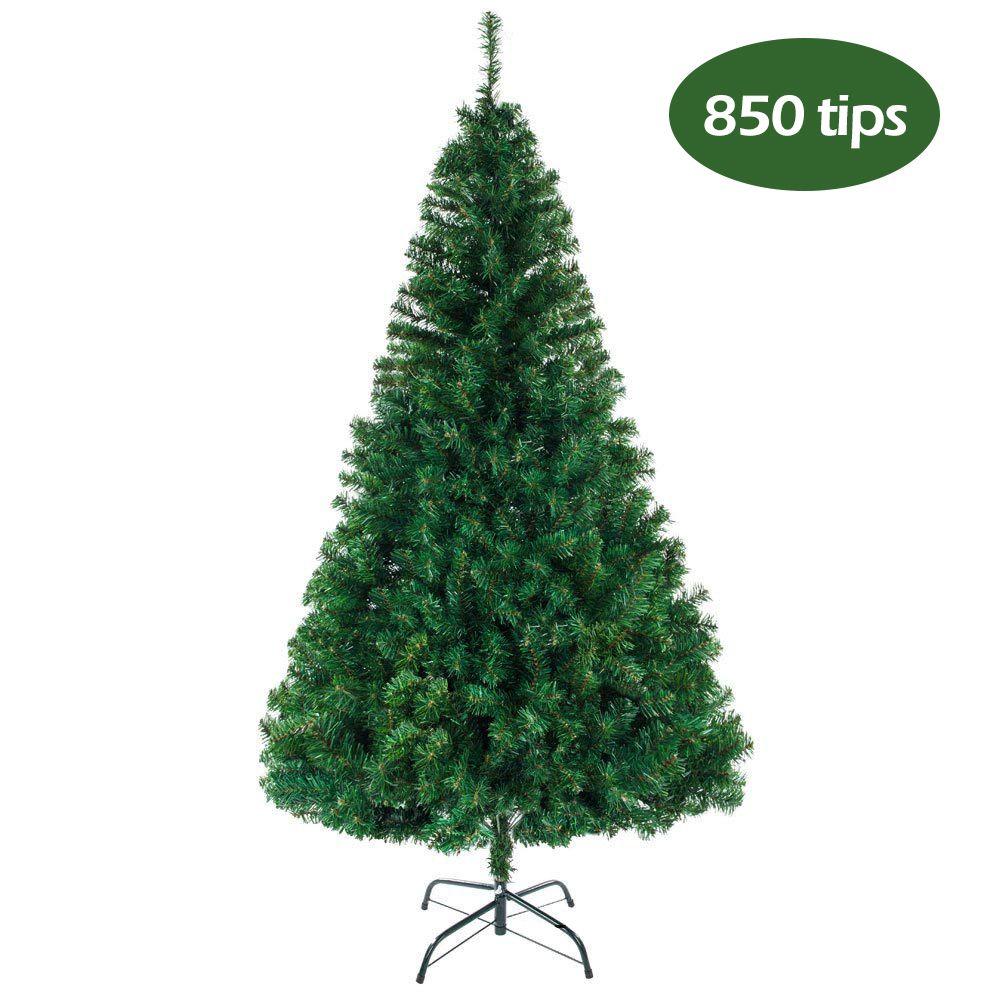 5.5ft 850 Branch Christmas Tree PVC Artificial