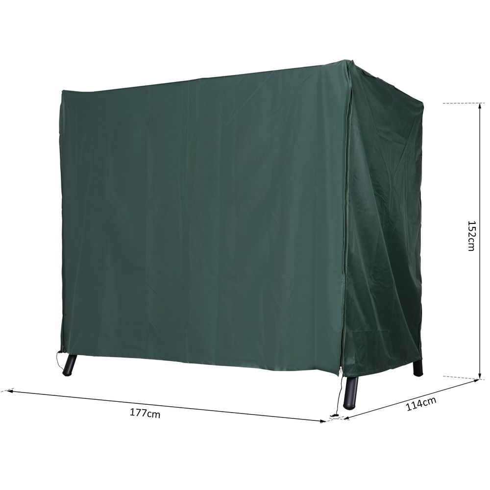 High Quality, Waterproof Oxford Swing Chair Cover - Green, 600D Polyester