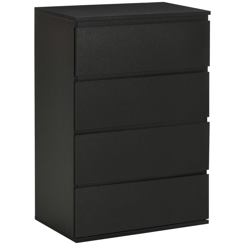 HOMCOM Bedroom Chest of Drawers, 4 Drawers Dresser, Drawer Unit