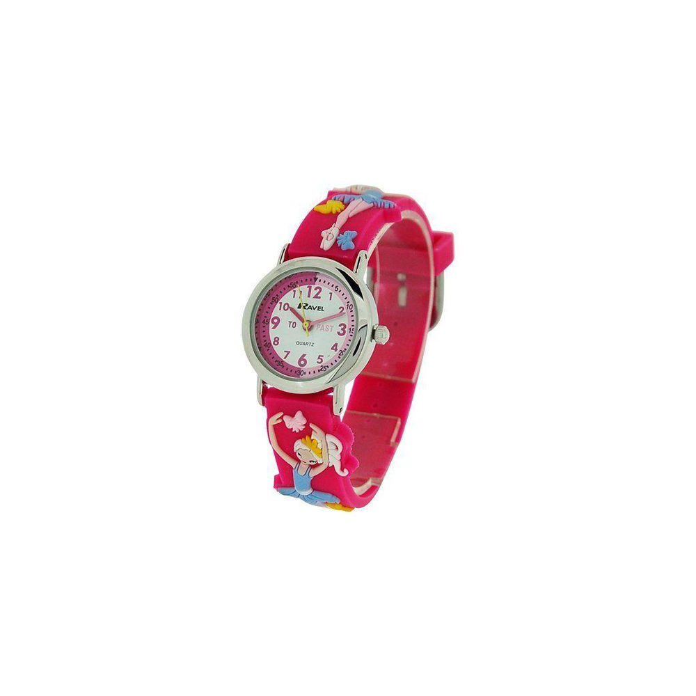 Ravel Girls Ballerina 3D Cartoon Time Teacher Watch - Best Quality, Perfect Fit!