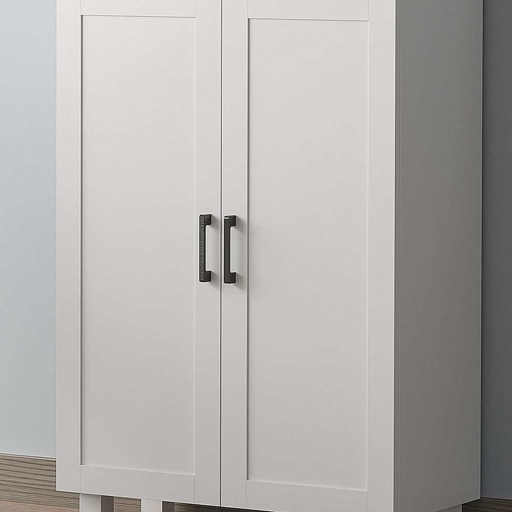 HOMCOM Kitchen Cupboard Storage Cabinet, Drawer, Countertop, White