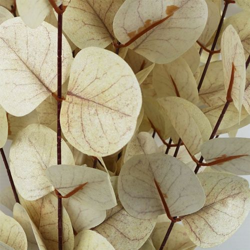 80cm White Eucalyptus Foliage Stem
