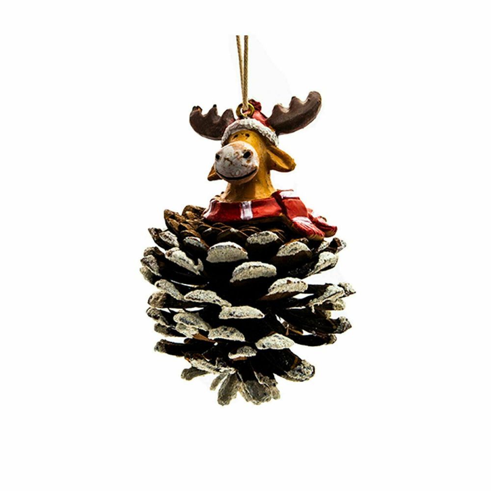 Christmas Ornament Gift 30.5cm Pinecone Wood