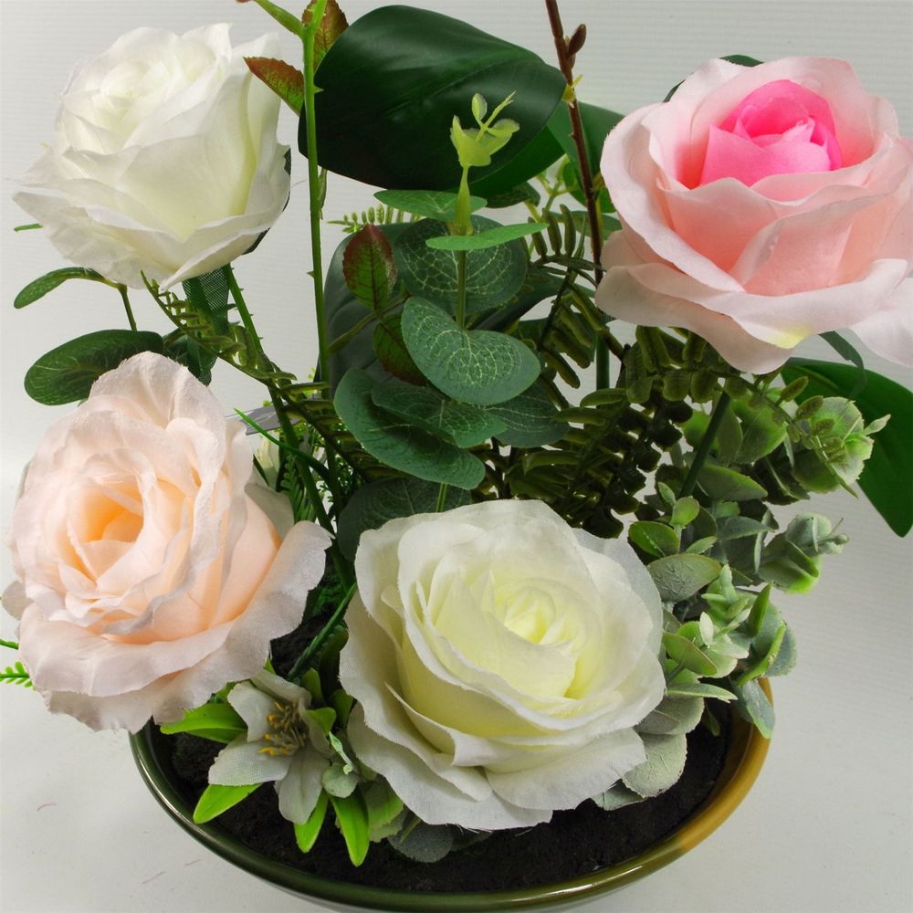 35cm Artificial Mixed Floral Spring Display - High Quality, Realistic, Indoor Use - Buy Now!