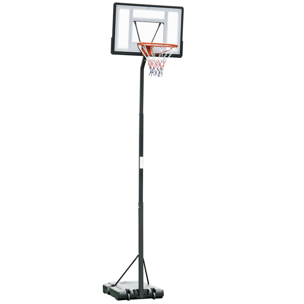 Height Adjustable Basketball Hoop - Freestanding, Wheels, High Quality 255-305cm