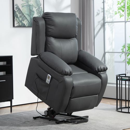 HOMCOM Riser and Recliner Chair Power Lift Recliner with Remote