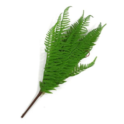 6 x 60cm Artificial Bushy Dixie Wood Fern Dark Green Plant