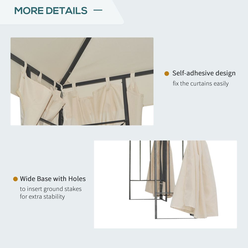 Upgrade Your Outdoor Space with 3x3m Metal Gazebo – Shade, Shelter, Party Ready