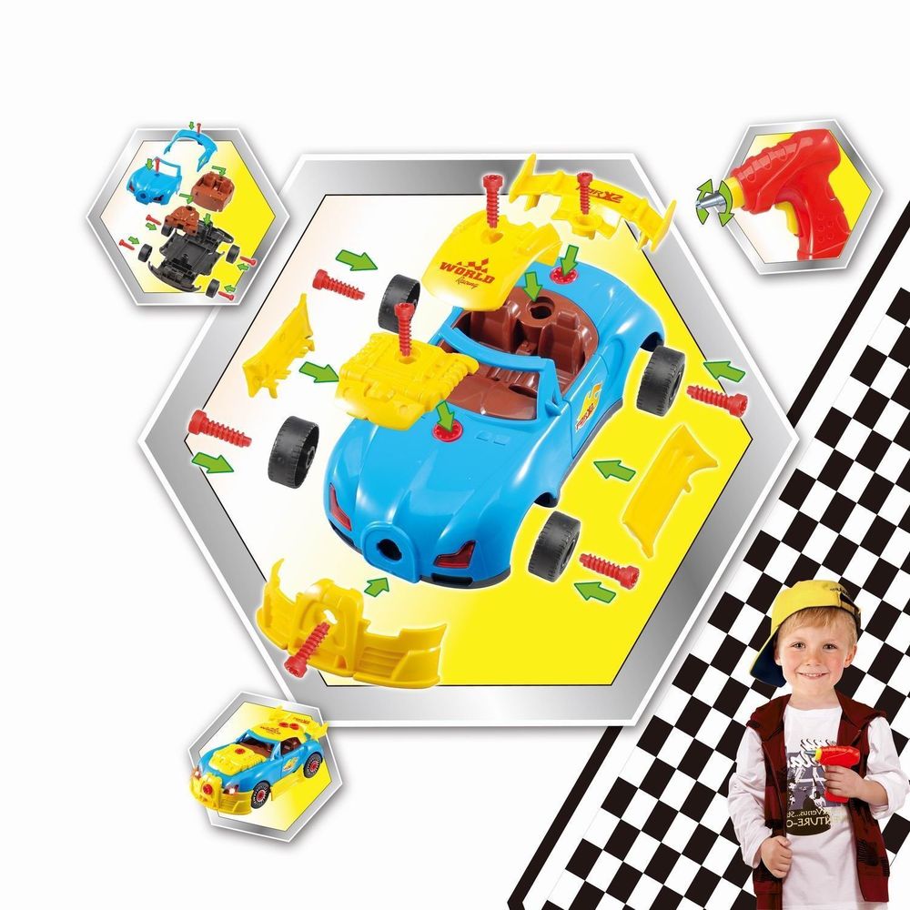 SOKA TAKE APART CAR KIT 0007619: Dismantle & Rebuild for Hours of Fun! STEM Toy with Realistic Design. Certified Quality.