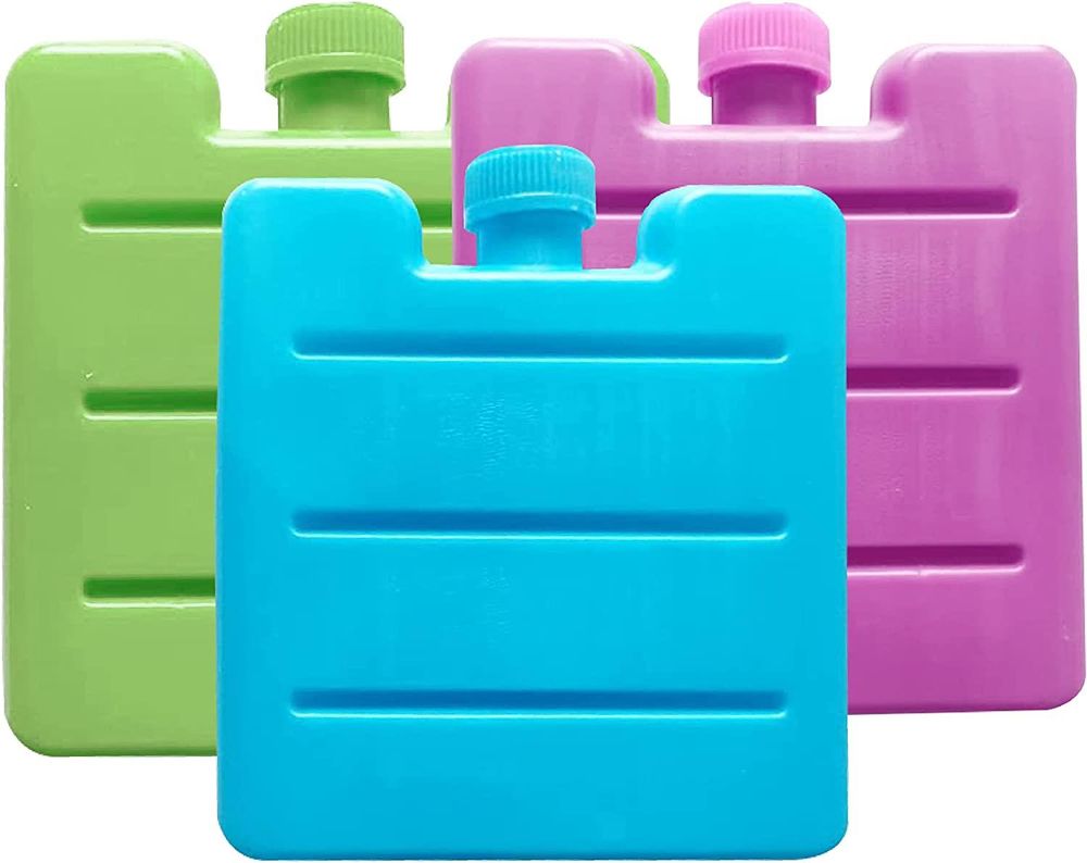 Sterun 8CM Multicolor Freezer Blocks Ice Pack Freezer Cooler Bag For Lunch Boxes, Coolers & Camping | Freezer Blocks | Ice Packs For Cool Box | Ice Packs For Coolers