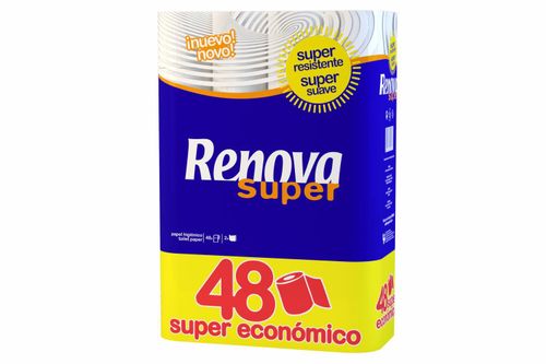 Renova 48 / 96 / 144 - 2 Ply Toilet Roll Tissue Paper Bulk Wholesale Rolls