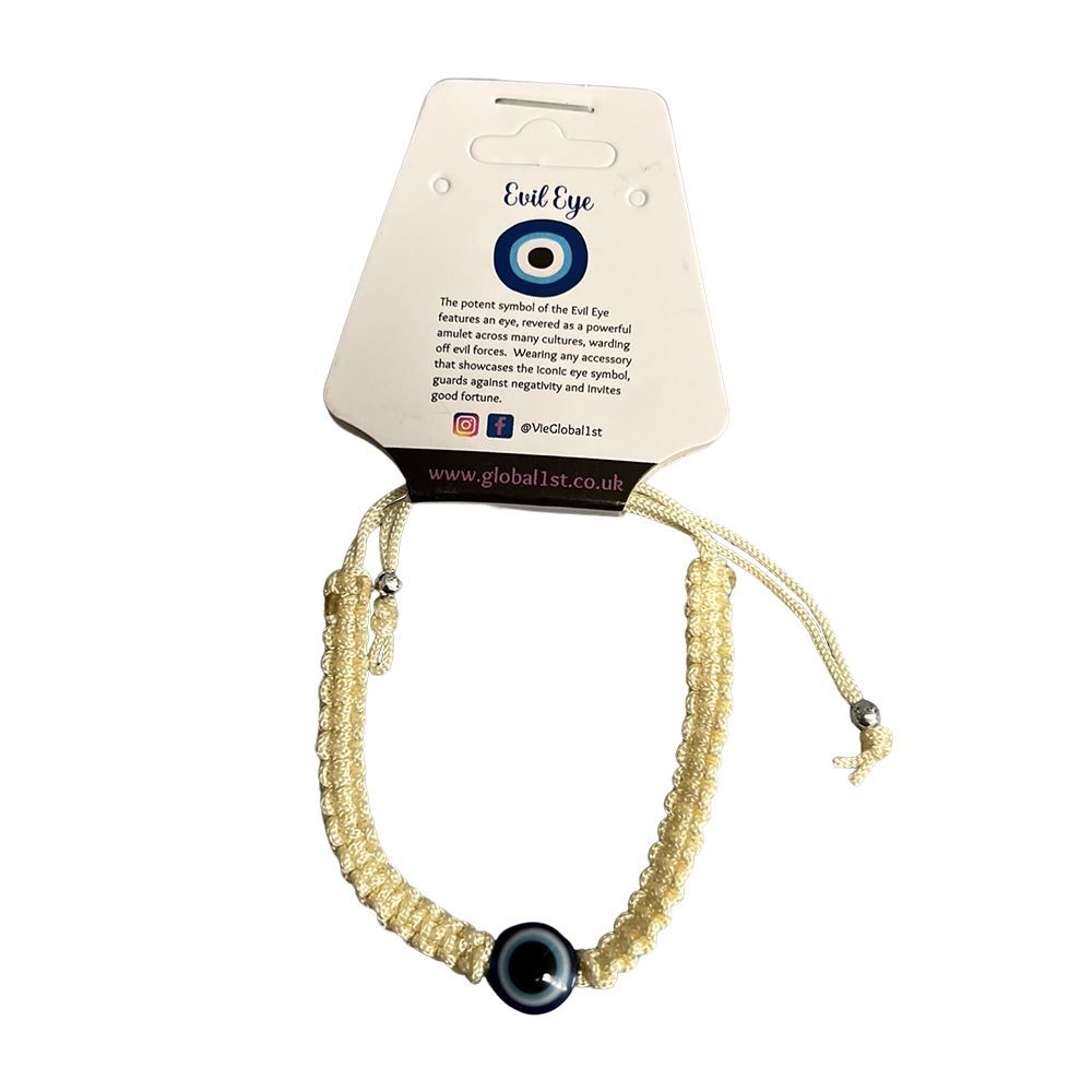 Evil Eye Ethnic Style Cotton Thread Bracelet