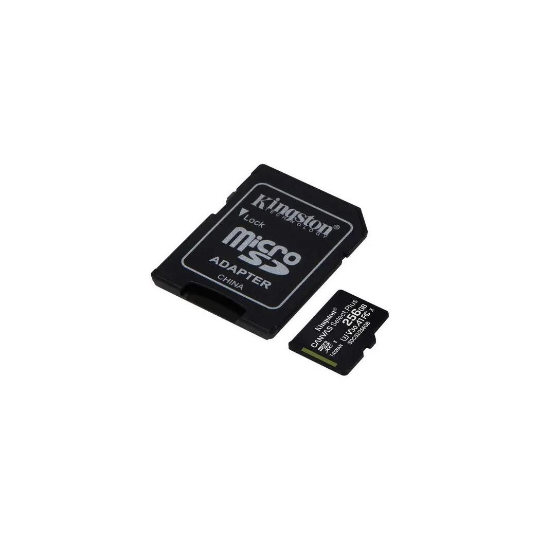 Kingston Canvas Select Plus MicroSD (SD Adapter Included)- 256GB