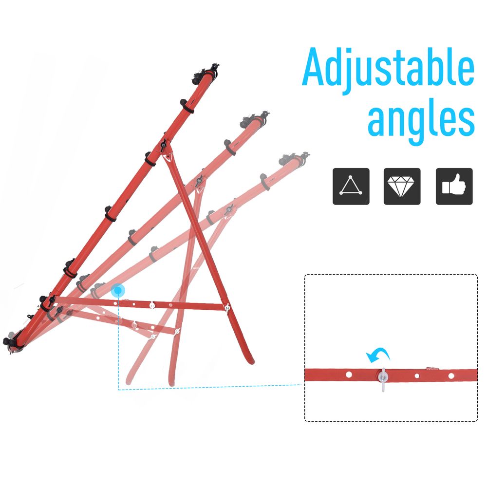 Pro Rebounder Net: Boost Skills & Confidence | Baseball Soccer Training | High-Quality HOMCOM