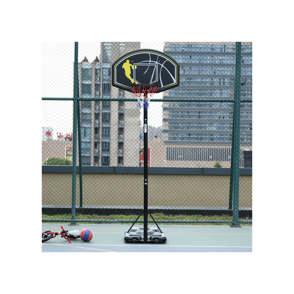 Adjustable Basketball Hoop Goal | Portable | 1.9m-3.05m Height | High-Quality | Ideal for Training & Fun
