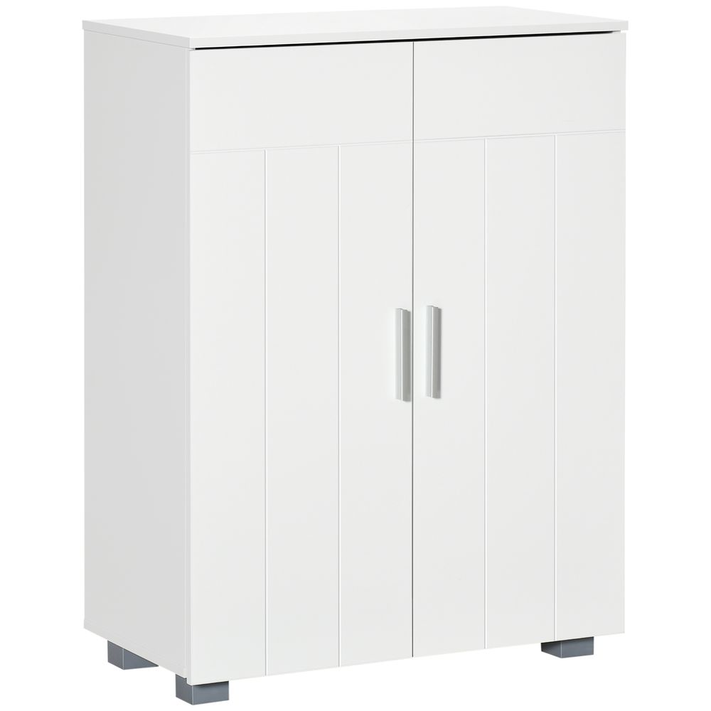 Premium-Quality Modern White Bathroom Floor Cabinet