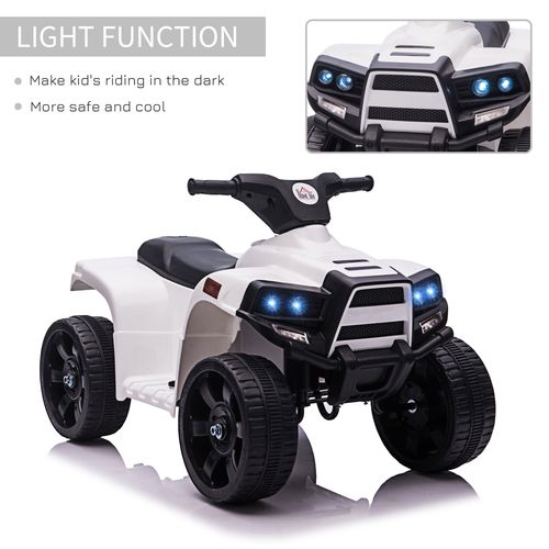 6 V Kids Ride on Cars Electric ATV for 18-36 months Toddlers Black䗧