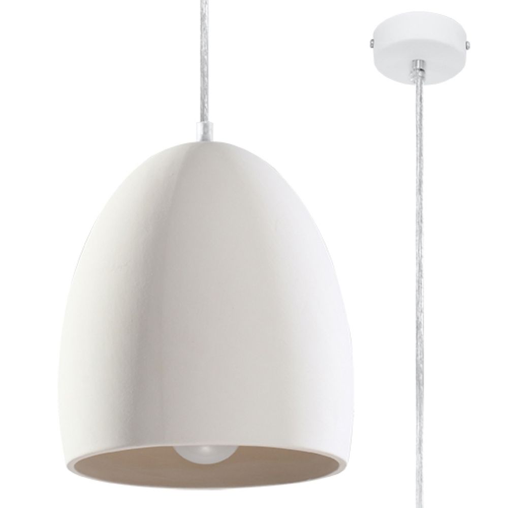 Flawiusz Ceramic Pendant Lamp - Modern Design - E27