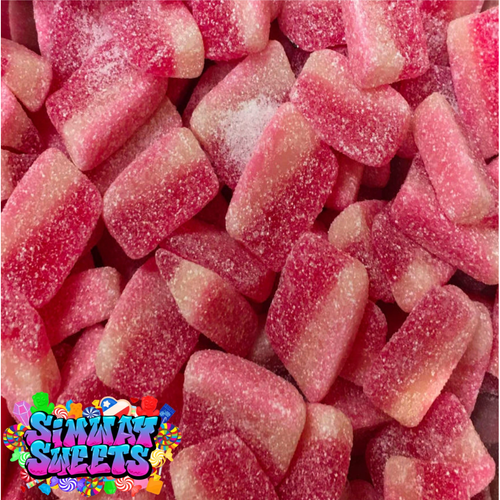 Fizzy Strawberry Slices Simway Sweets