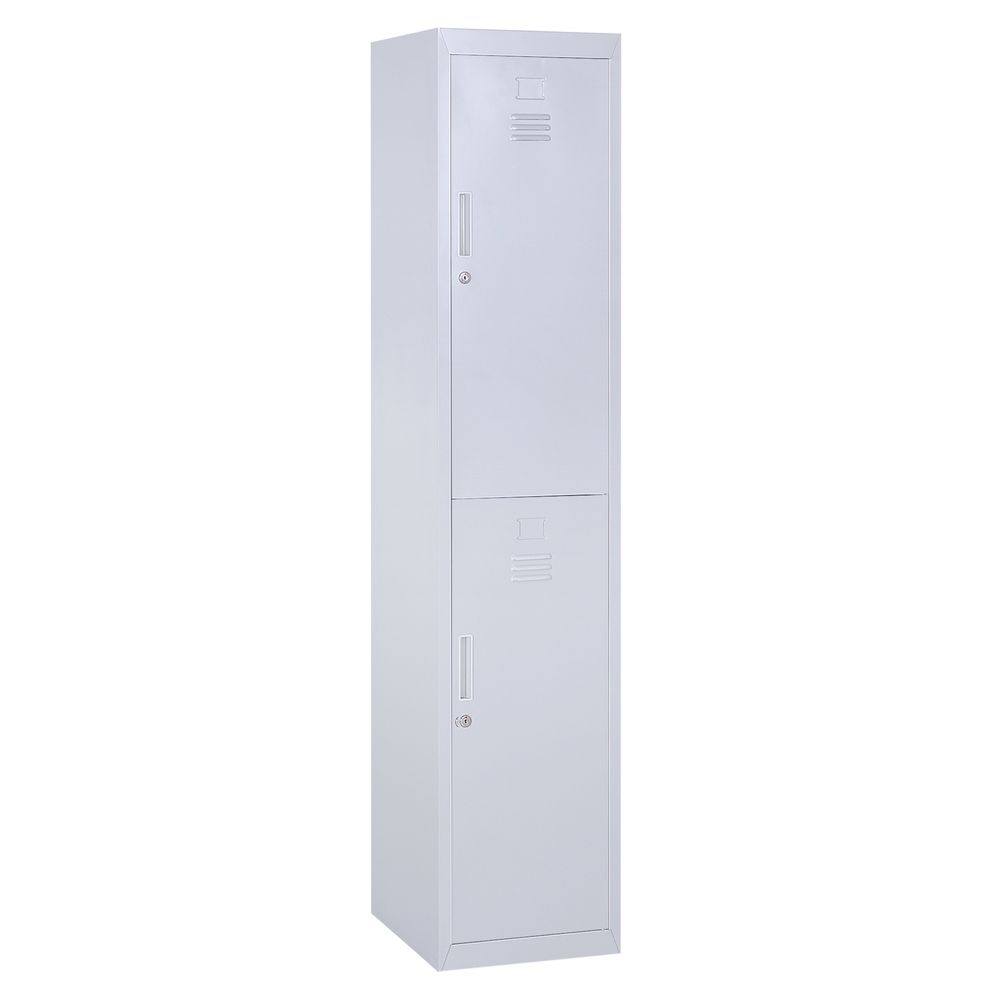 1.8m Locker Office Cabinet Storage Cold Rolled Steel  Storage Shelves Vinsetto
