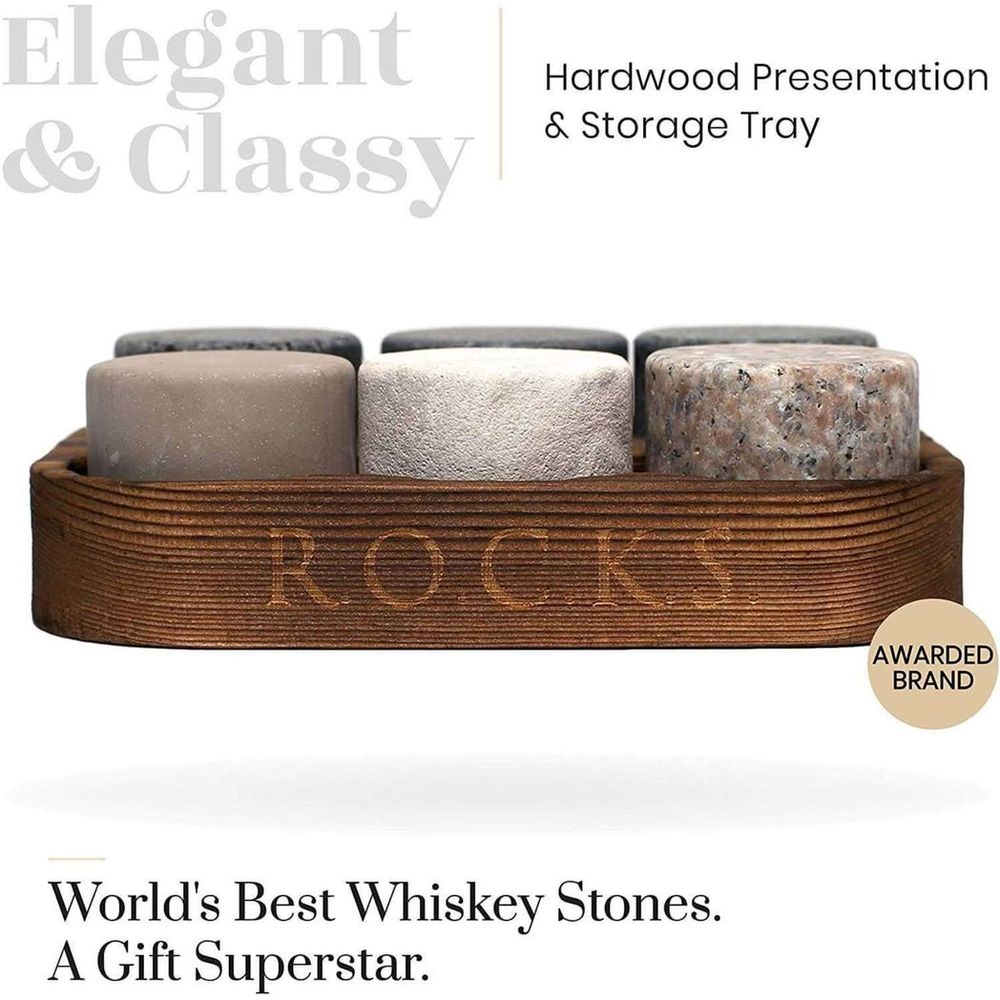 The Original Rocks - 6 whiskey stones