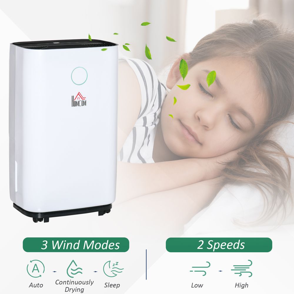 20L/Day 4000ML Portable Quiet Dehumidifier Home Laundry Room Electric Moisture
