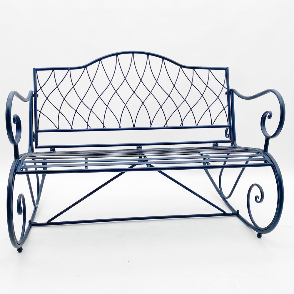 Premium Blue Bench: 115cm, 2-Seater, High-Quality