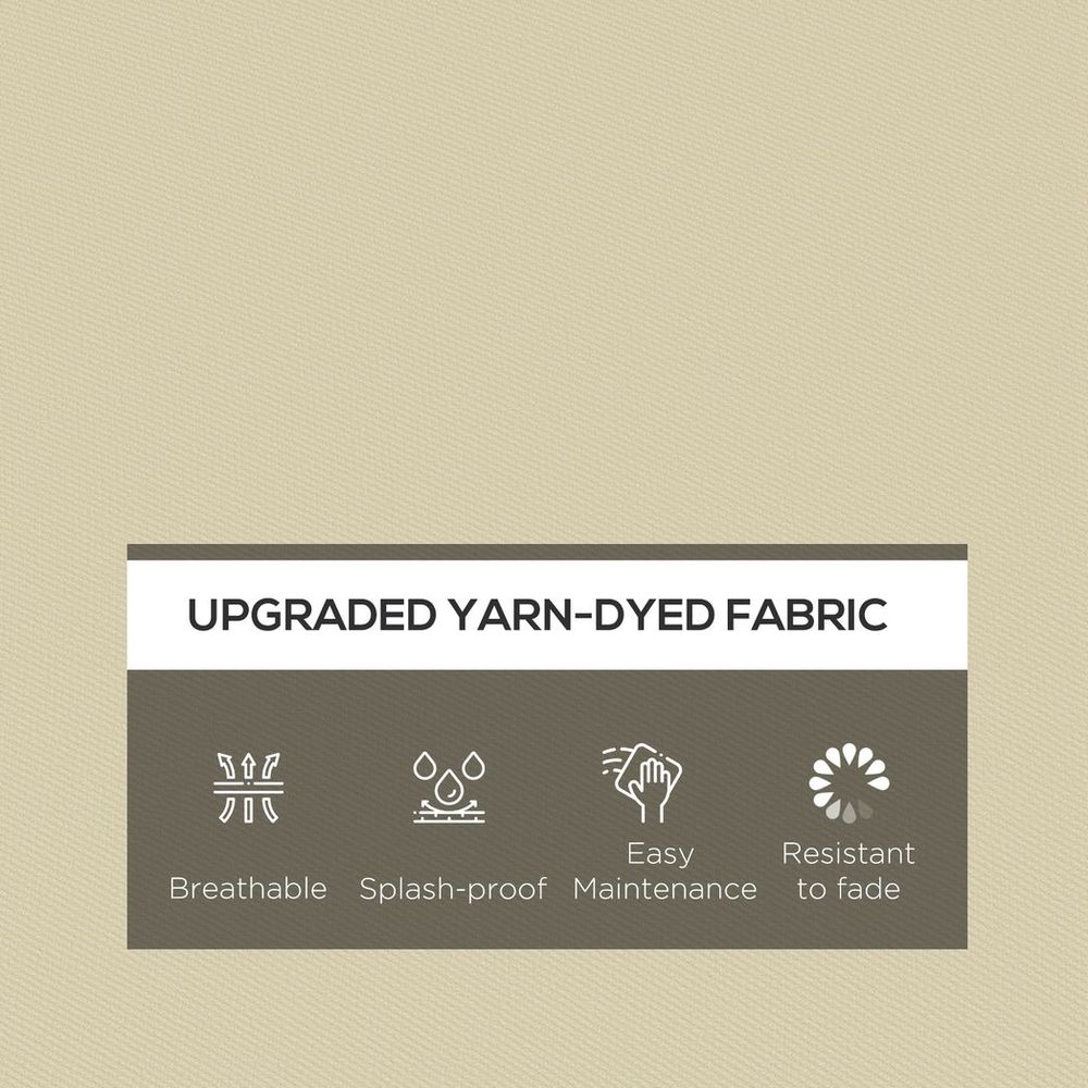 Premium Outdoor Seat Cushions (Set of 4) - Beige