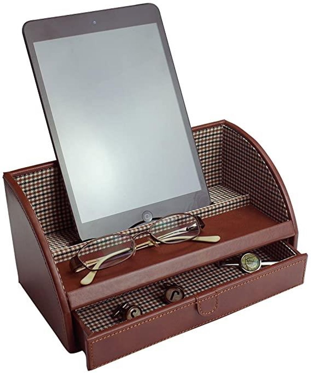 Jacob Jones Charging Valet - Tan & Brown, 73502