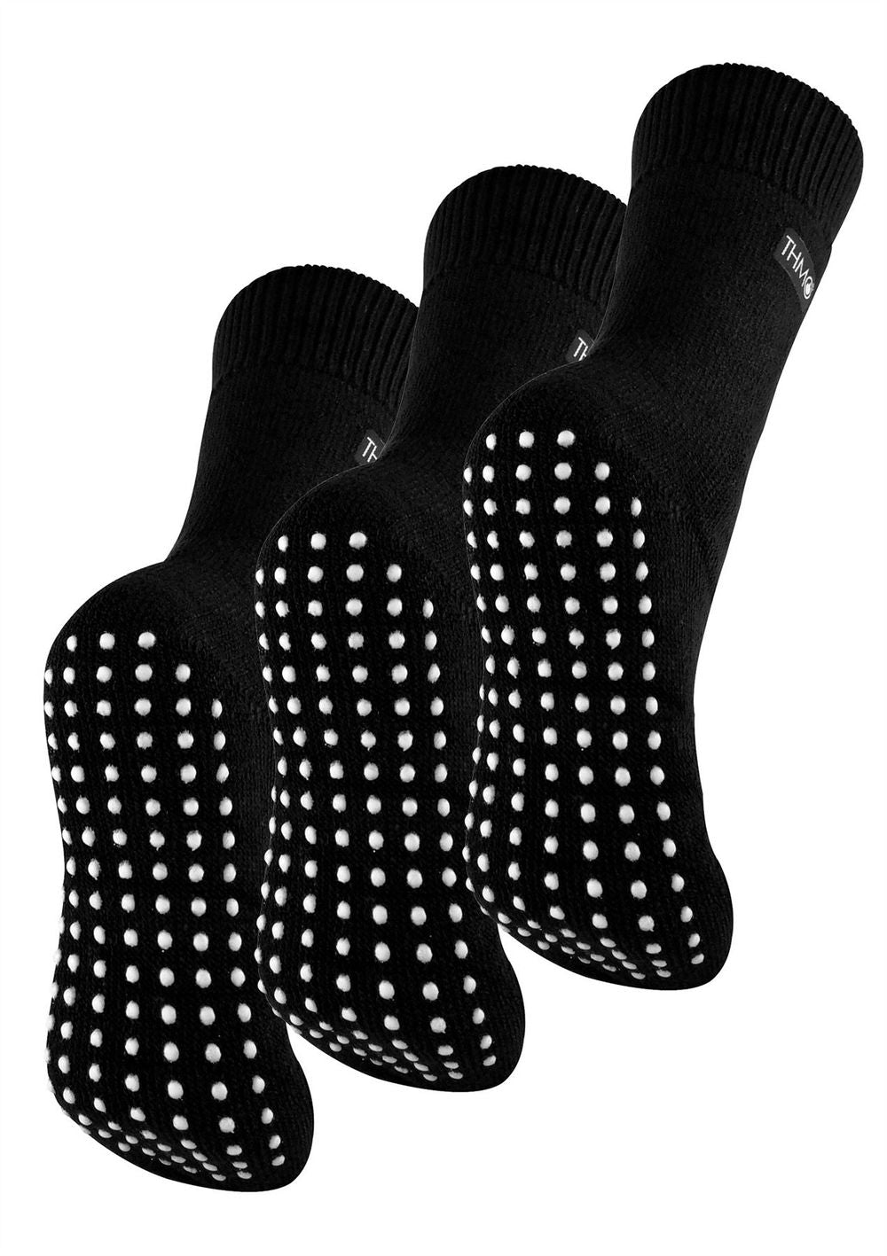 THMO - Ladies 3 Pack Slipper Socks