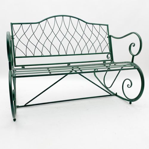 115CM GREEN 2 SEATER BENCH
