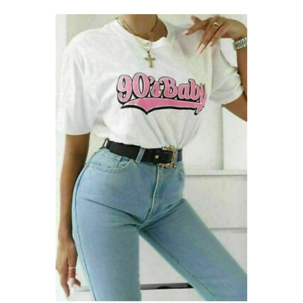 Ladies 90s baby Over sized t shirt
