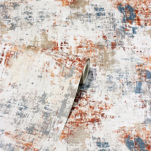 Abstract Texture Copper Navy sw12 wallpaper