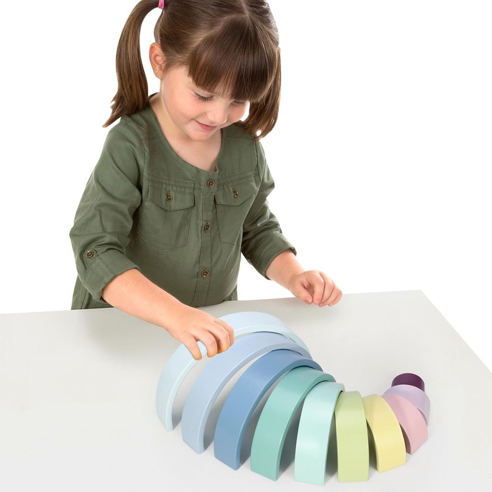 Rainbow Stacker - Educational Toy - Develops Skills - Safe & Durable - Inspires Creativity - Ideal Gift - Ages 3-7