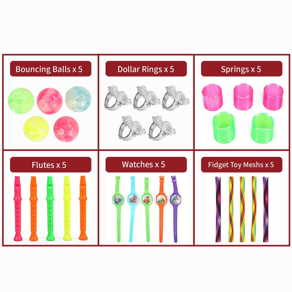 SOKA 100PCS PARTY BAG: Assorted Toys for Memorable Occasions