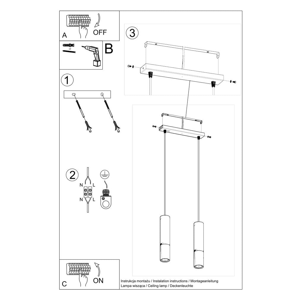 Loopez Pendant Lamp - Modern Steel Design - High-Quality GU10 Lighting