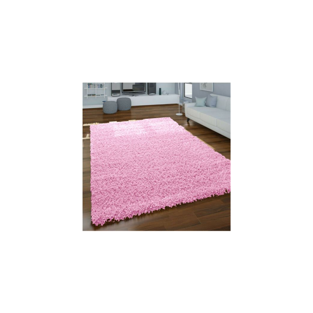 BABY PINK SHAGGY RUGS 160 X230