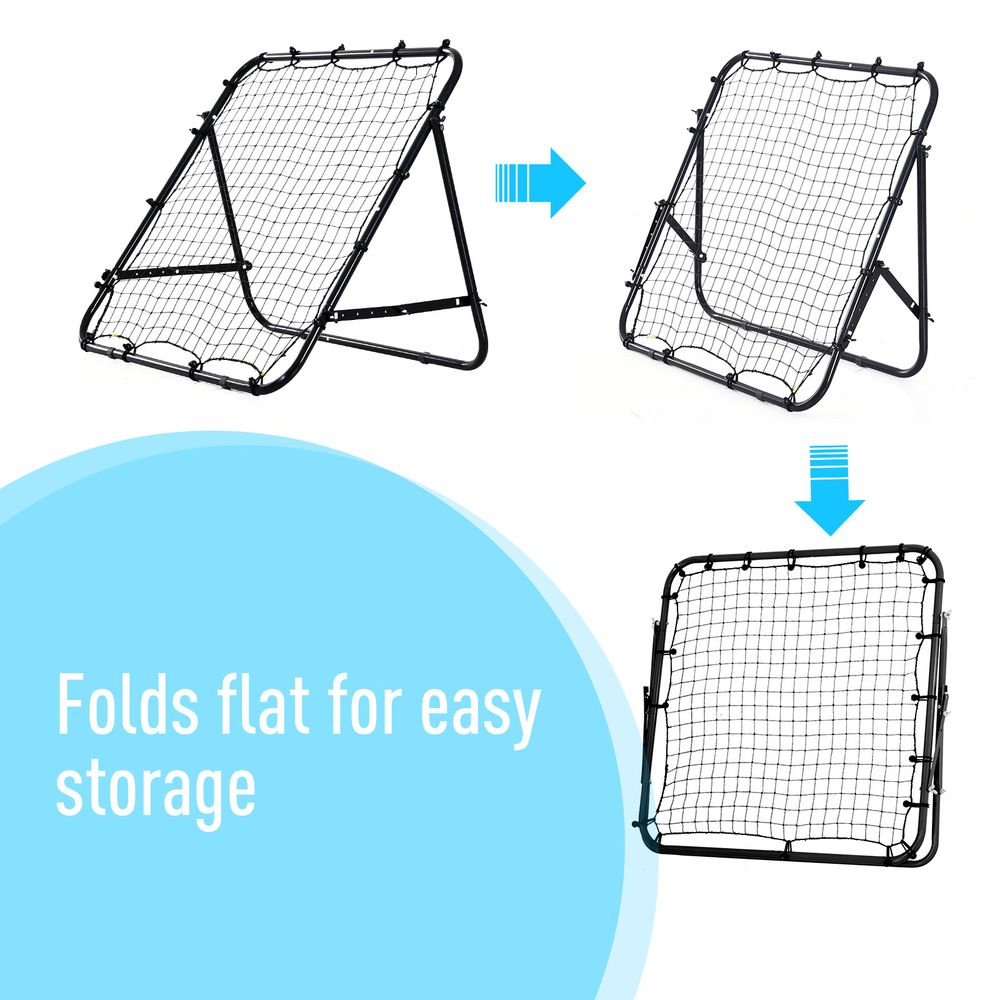 Pro Rebounder Net: Football Training Aid for Kids & Adults - Adjustable & Durable - HOMCOM