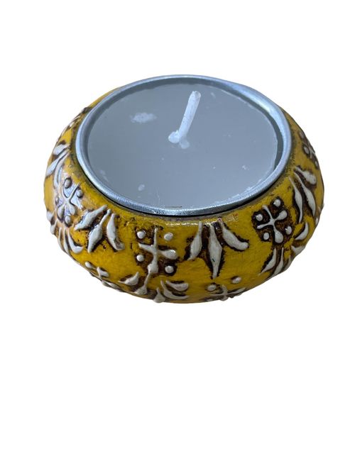 Multi Coloured Scented Tea Light Candles, Pack of 4