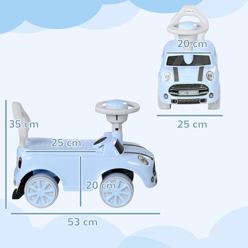 AIYAPLAY Ride On Car Foot To Floor Sliding Car w/ Air Horn
