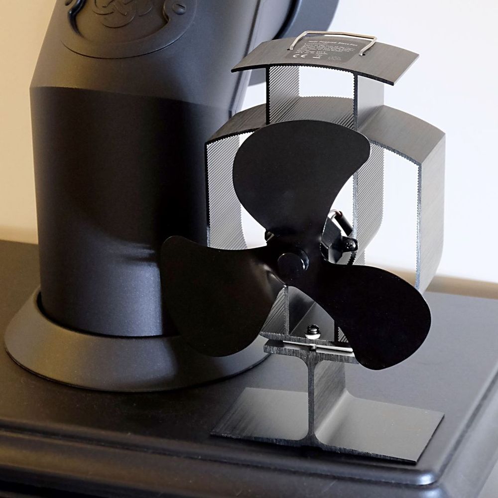 Heat Powered 3 Blade Stove Fan | M&W - Quiet, Efficient, and Safe - Save Money and Heat up Your Room Faster!