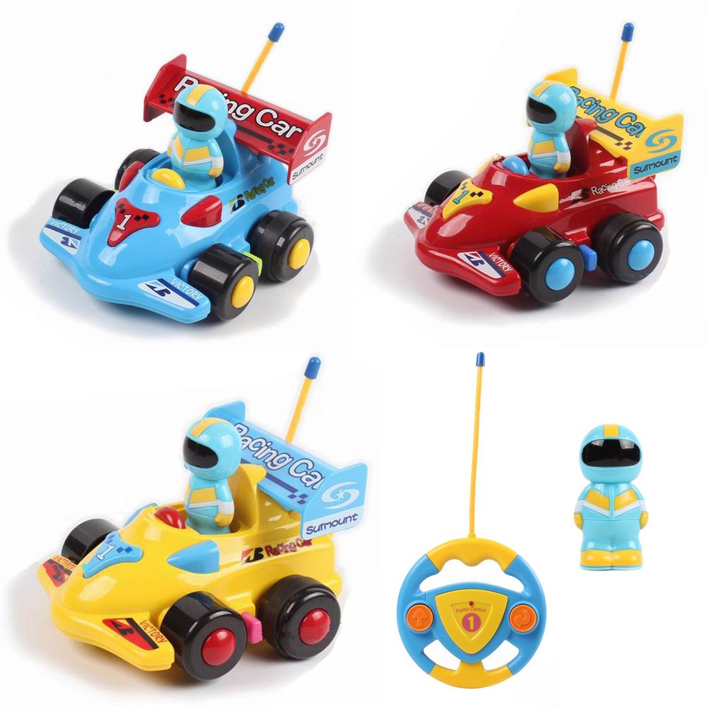 SOKA RC RACING CAR: My First Remote Control | Bright, Colorful, Cool Lighting & Music | Removable Car Driver | Non-toxic ABS | Perfect Gift