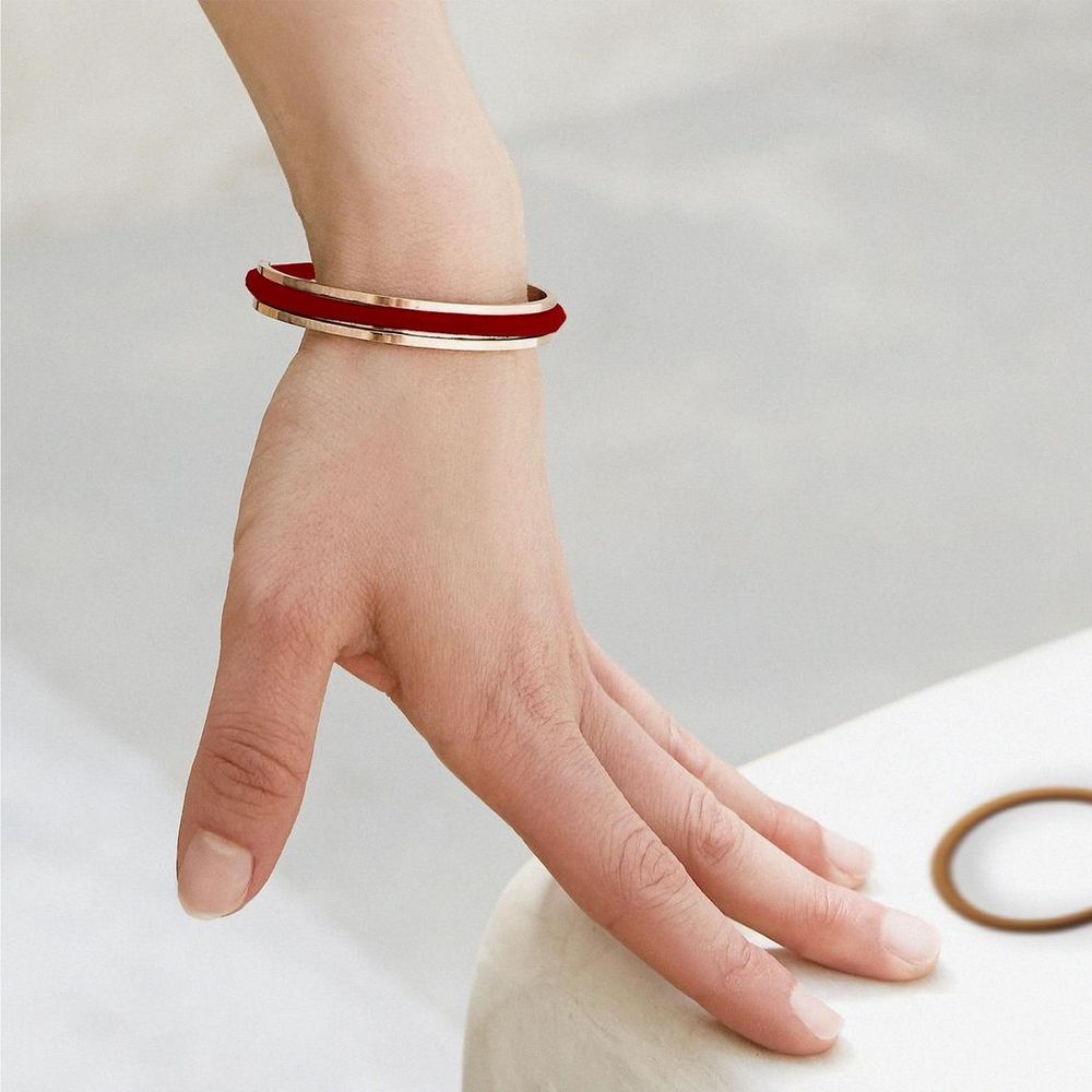 Aquarius Hair Elastic Holder Bracelet - Gold