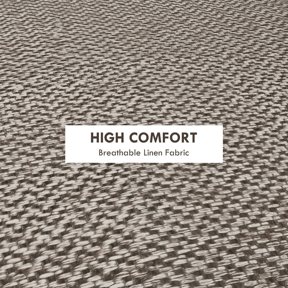 HOMCOM Storage Ottoman, Round Stool Chair with Cushioned Top, Hidden Space