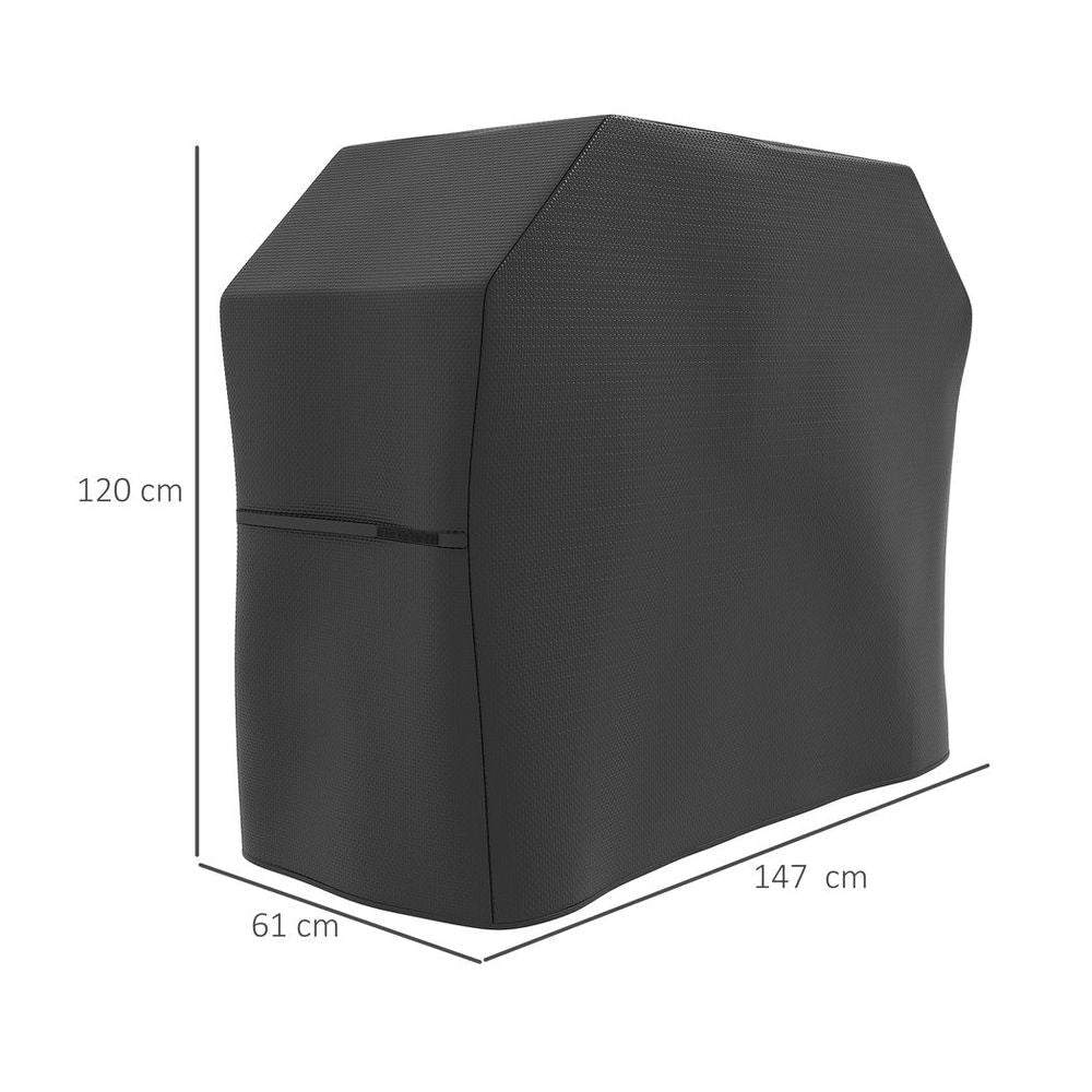 Outsunny Barbecue Cover, Waterproof & Rip-Proof, 147 x 61 x 120cm - High Quality, Secure Fit
