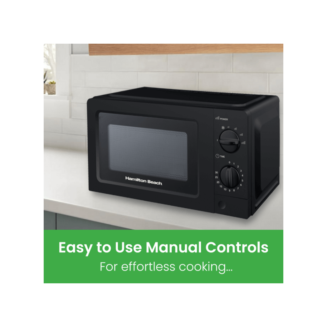 Hamilton Beach Microwave 700W 20 Litre Black HB70T20B