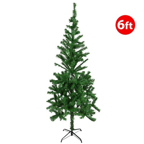 Christmas Tree Green Metal Stand - 6FT   AS-11177