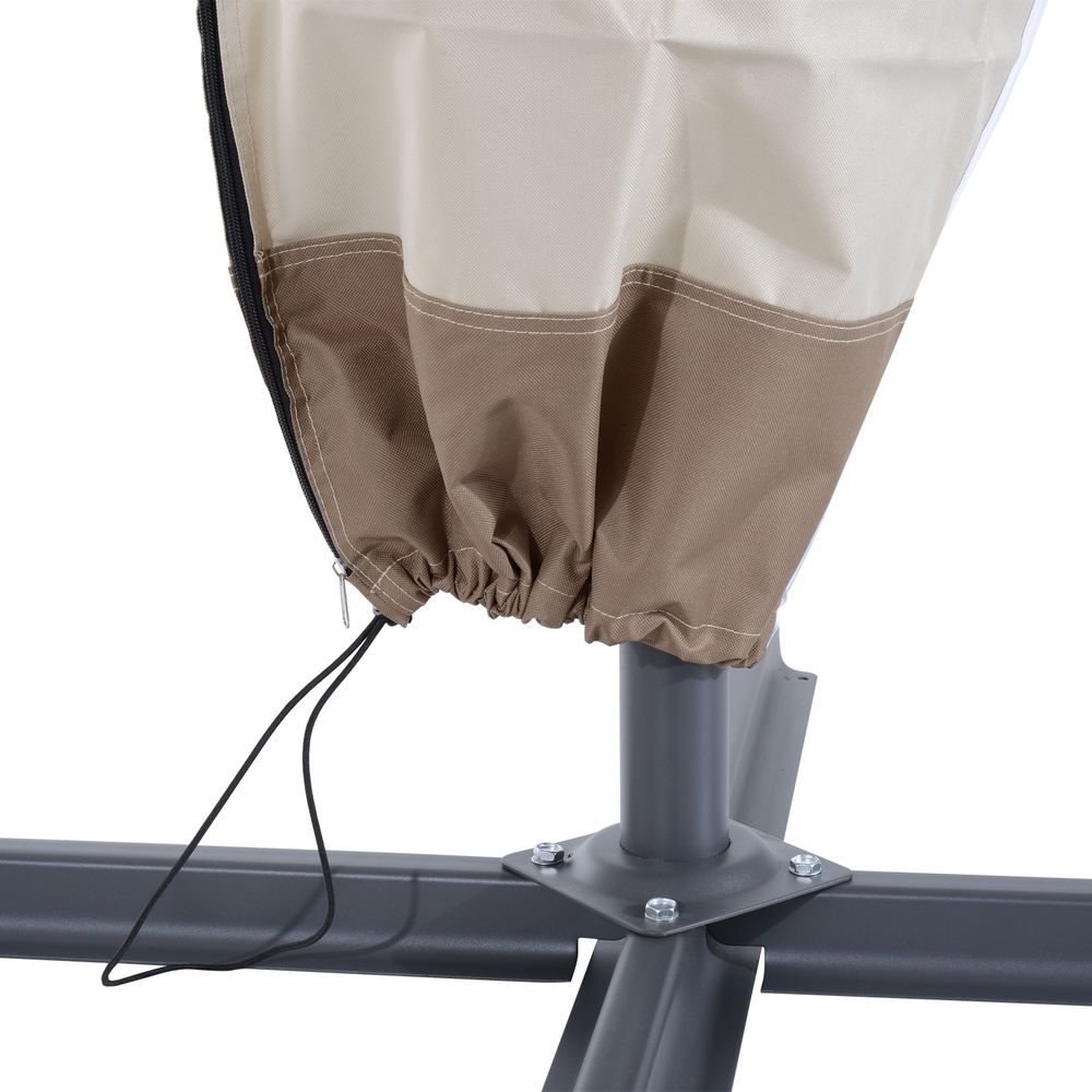 Heavy Duty Waterproof Outdoor Parasol Cover - Protect Garden Furniture from Wind, Rain, and Debris