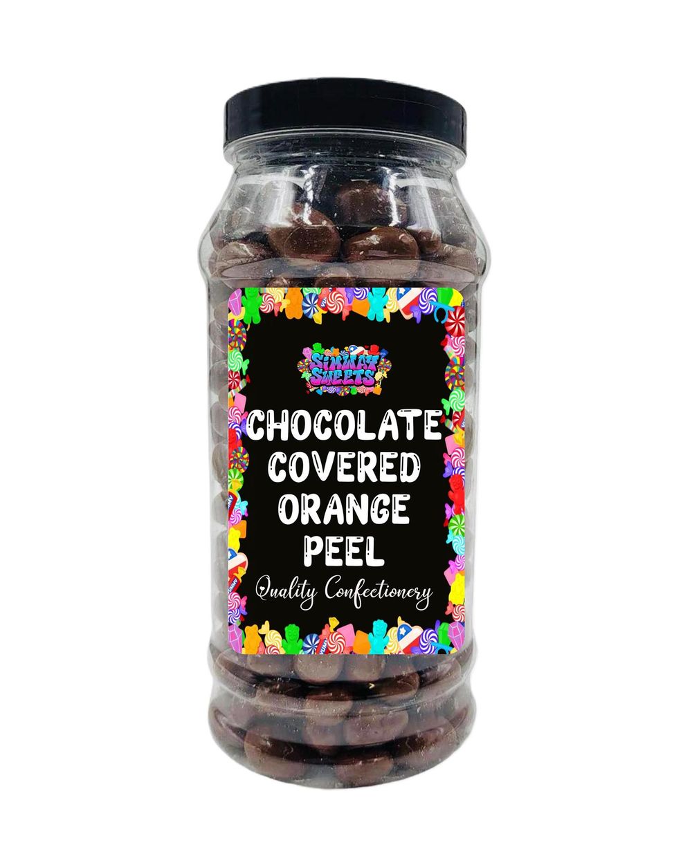 Milk Choc Orange Peel Retro Sweets Gift Jar - High-Quality, Delivered to Your Door. Perfect for All Ages! Shop Now!