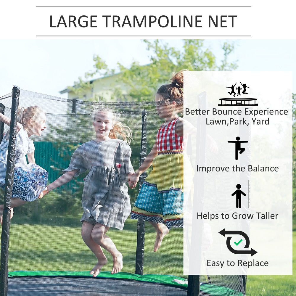 10FT Replacement Safety Trampoline Net Enclosure Surround - Premium Quality, Easy Installation - Buy Now!